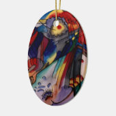 カンディンスキー1913抽象芸術絵画ズ セラミックオーナメント (左)