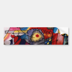 カンディンスキー1913抽象芸術絵画ズ バンパーステッカー