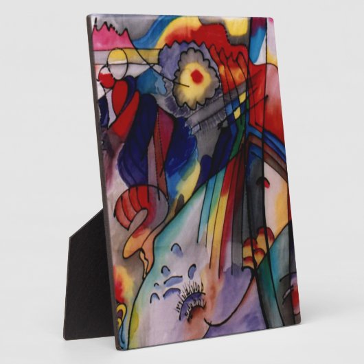 カンディンスキー1913抽象芸術絵画ズ フォトプラーク (側面)