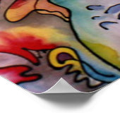 カンディンスキー1913抽象芸術絵画ズ ポスター (角)