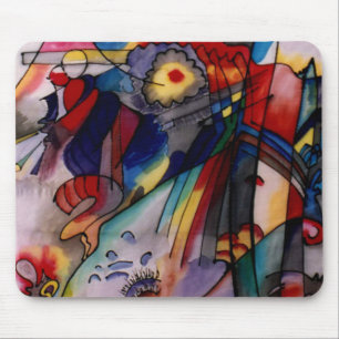 カンディンスキー1913抽象芸術絵画ズ マウスパッド