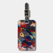 カンディンスキー1913抽象芸術絵画ズ ラゲッジタグ (正面縦)