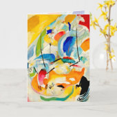 カンディンスキー1913/海戦/ピクデジネス カード (黄色い花)