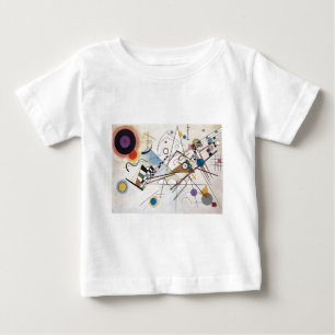 カンディンスキー1923/composition viii/pixdezines ベビーTシャツ