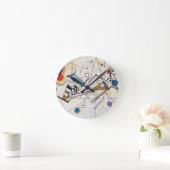 カンディンスキー1923/composition viii/pixdezines ラウンド壁時計 (ホーム)