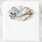 カンディンスキー1923/composition viii/pixdezines 楕円形シール (バッグ)