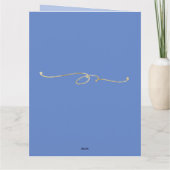 カンディンスキー1940スカイブルー カード (裏面)