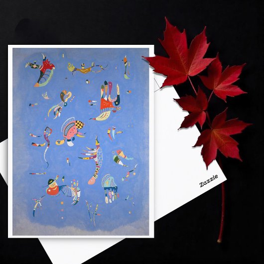 カンディンスキー1940スカイブルー ポストカード