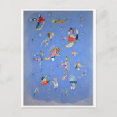 カンディンスキー1940スカイブルー ポストカード (正面)