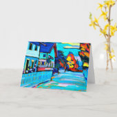 カンディンスキー2ハウス カード (黄色い花)