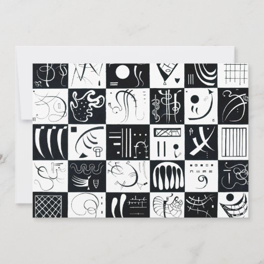 カンディンスキー30招待状 招待状 (正面)