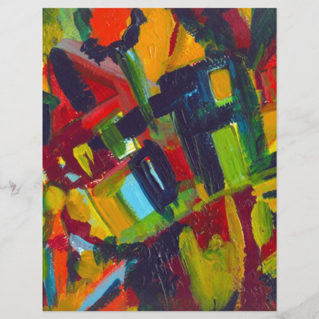 カンディンスキー304カラフル抽象芸術作品 (正面)