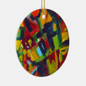 カンディンスキー304カラフル抽象芸術作品 セラミックオーナメント (右)