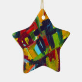 カンディンスキー304カラフル抽象芸術作品 セラミックオーナメント (右)