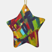 カンディンスキー304カラフル抽象芸術作品 セラミックオーナメント (左)