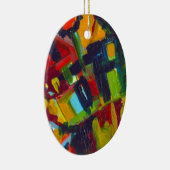 カンディンスキー304カラフル抽象芸術作品 セラミックオーナメント (右)