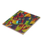 カンディンスキー304カラフル抽象芸術作品 タイル (側面)