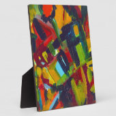 カンディンスキー304カラフル抽象芸術作品 フォトプラーク (側面)