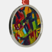 カンディンスキー304カラフル抽象芸術作品 メタルオーナメント (右)