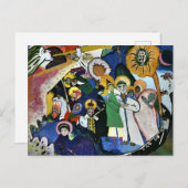 カンディンスキー – すべての聖人たち私は、 シーズンポストカード (正面/裏面)