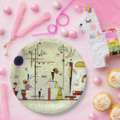 カンディンスキー – まじめなおもしろい、抽象芸術アート、  ペーパープレート (パーティー)