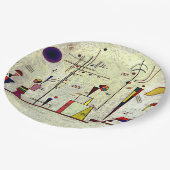 カンディンスキー – まじめなおもしろい、抽象芸術アート、  ペーパープレート (アングル)