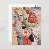 カンディンスキー – アクアレル ポストカード (正面/裏面)