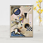 カンディンスキー – アコーズ反対 カード (黄色い花)