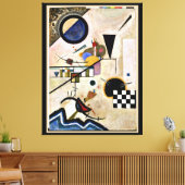 カンディンスキー – アコーズ反対 キャンバスプリント (インサイチュ (リビング))