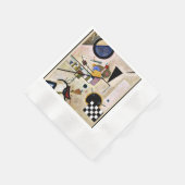 カンディンスキー – アコーズ反対 縁ありカクテルナプキン (角)