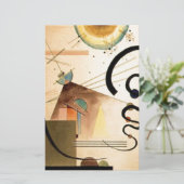 カンディンスキー・アブストラクト 便箋 (スタンド正面)