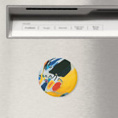 カンディンスキー・インプレッションIIIコンサ絵画ート抽象芸術ズ マグネット (インサイチュ (食洗機))