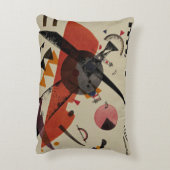 カンディンスキー – オレンジ アクセントクッション (裏面(縦))