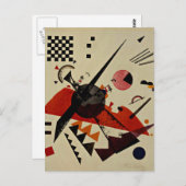 カンディンスキー – オレンジ ポストカード (正面/裏面)