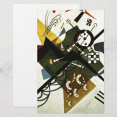 カンディンスキー オン ホワイト II 便箋 (正面/裏面)