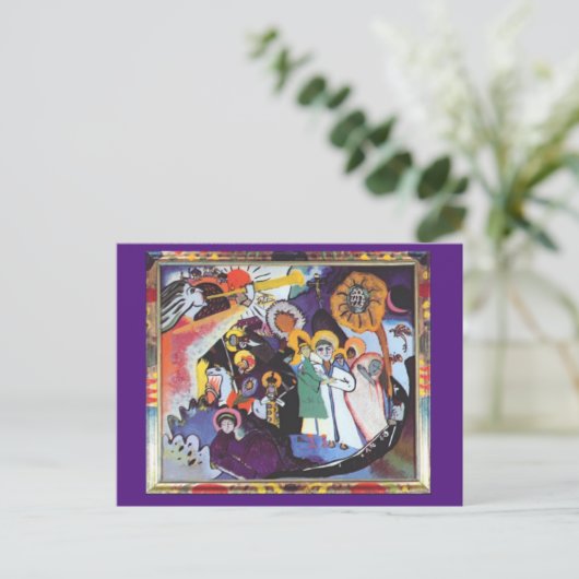 カンディンスキー、オールセイントデイ、ファインアート ポストカード (スタンド正面)