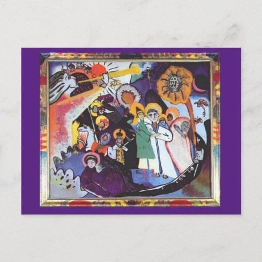 カンディンスキー、オールセイントデイ、ファインアート ポストカード (正面)