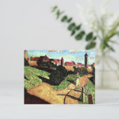 カンディンスキー – オールドタウンII、カラフル絵画ズ ポストカード (スタンド正面)