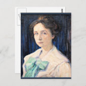 カンディンスキー - ガブリエル・ミュンターの肖像 ポストカード (正面/裏面)