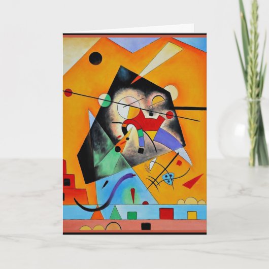 カンディンスキー-クワイエット調和 カード (正面)