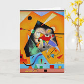 カンディンスキー-クワイエット調和 カード (黄色い花)