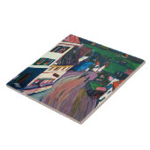 カンディンスキー – グリースブラウの窓から見る タイル (側面)