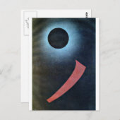 カンディンスキー – グレーとブラック ポストカード (正面/裏面)