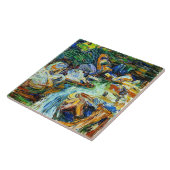 カンディンスキー – コチェル – 滝II タイル (側面)