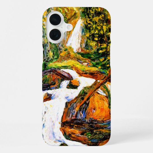 カンディンスキー - コッヘル - 滝 I iPhoneケース (裏面)