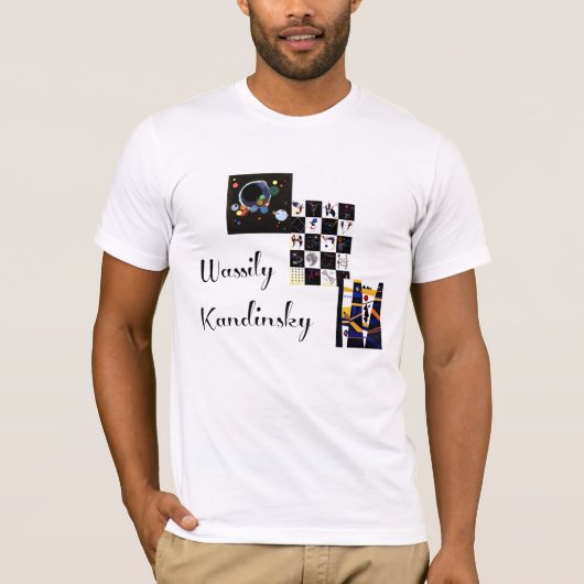 カンディンスキー コラージュアート Tシャツ (正面)