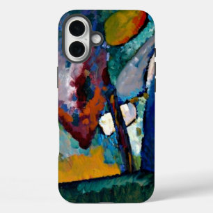 カンディンスキー – ザ・ウォーターフォール、抽象芸術・アート iPhone 16 PLUSケース