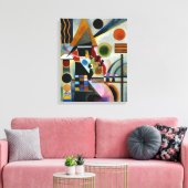 カンディンスキー – スイング キャンバスプリント (インサイチュ (リビング))