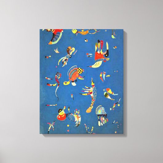 カンディンスキー – スカイブルー キャンバスプリント (正面)