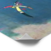 カンディンスキー – スカイブルー ポスター (角)